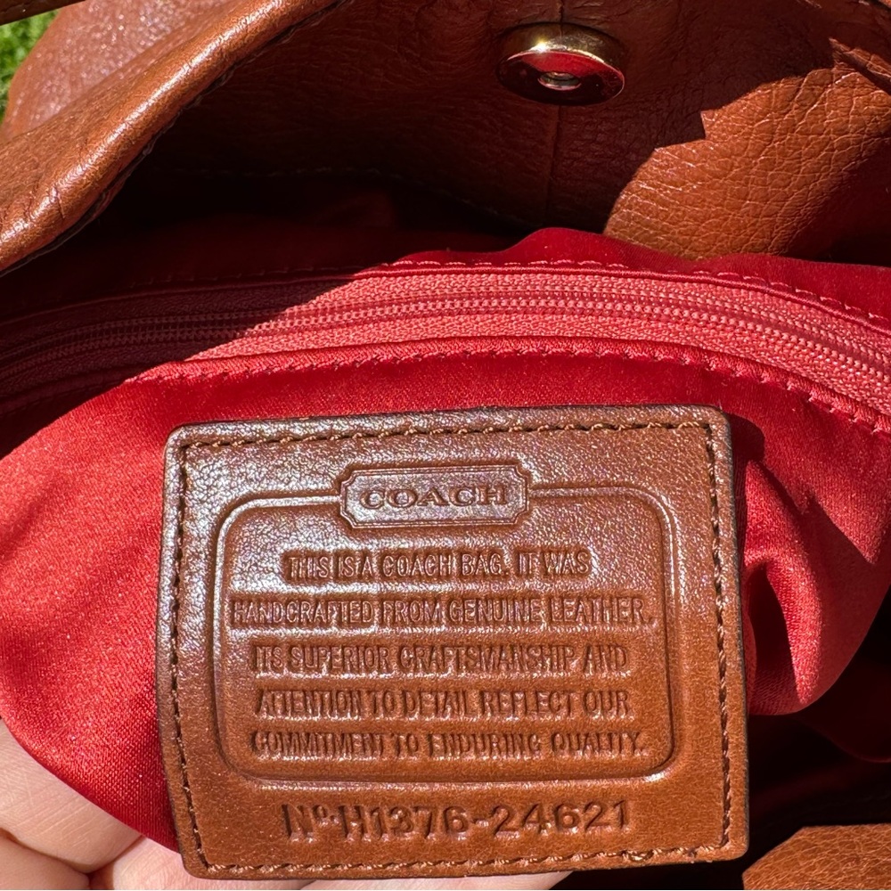 Coach Madison Brown Leather Hobo Bag Style 24621 Slouchy Large - Picture 4 of 16